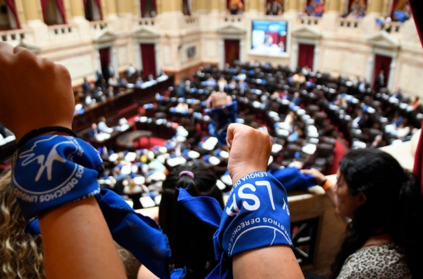  Cámara de Diputados: por unanimidad se aprobó el proyecto que reconoce a la lengua de señas