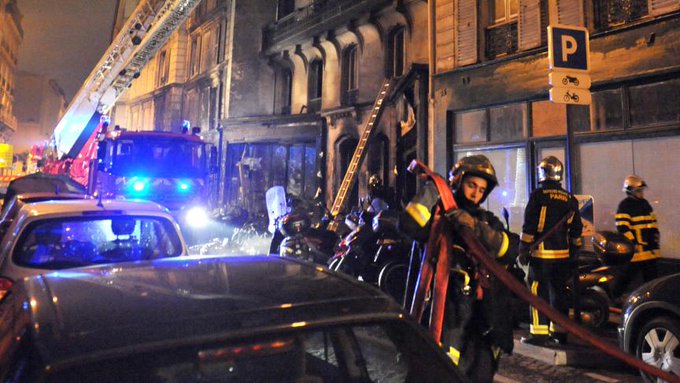  Francia: Un incendio en un edificio dejó diez muertos, 5 de ellos niños