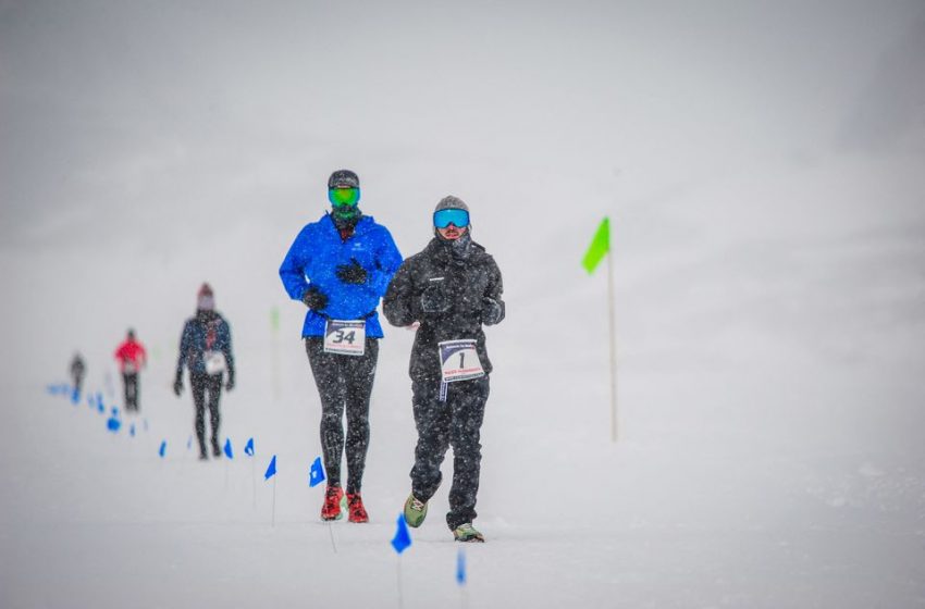  Los corredores desafían el frío para el Maratón de Hielo Antártico