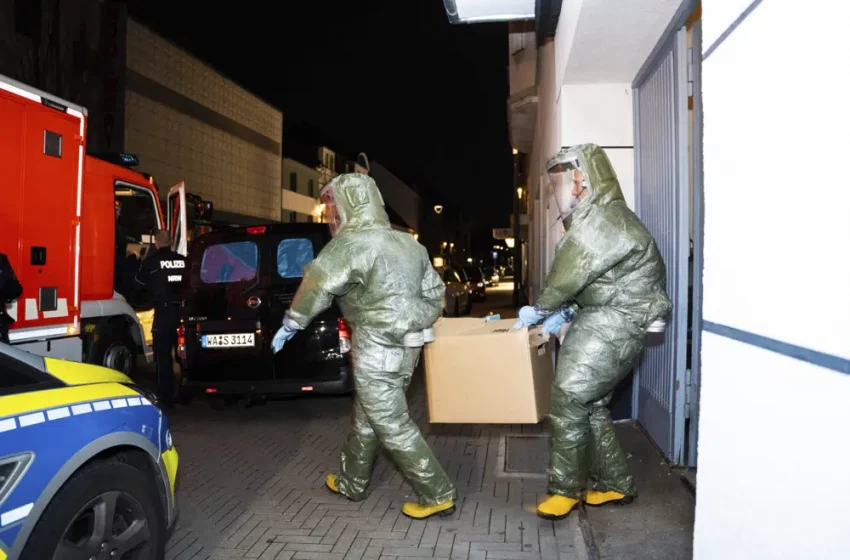  Garajes alemanes buscados en presunto complot de ataque químico