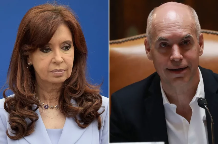  Horacio Rodríguez Larreta lanzó duras críticas contra Cristina Kirchner: «No vale la pena dialogar»
