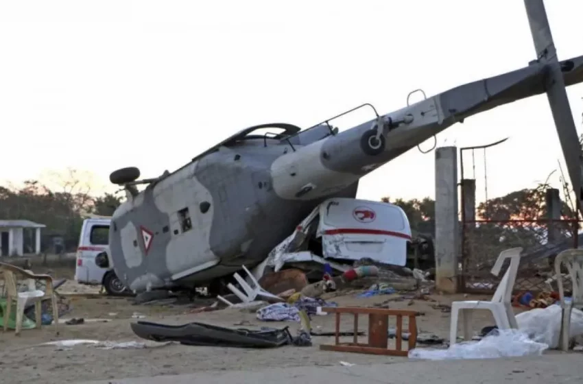  Cae un helicóptero en Paraguay: mueren dos personas