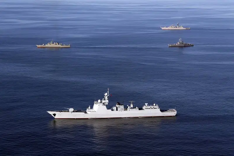  China, Rusia e Irán realizan ejercicios navales conjuntos en el Golfo de Omán