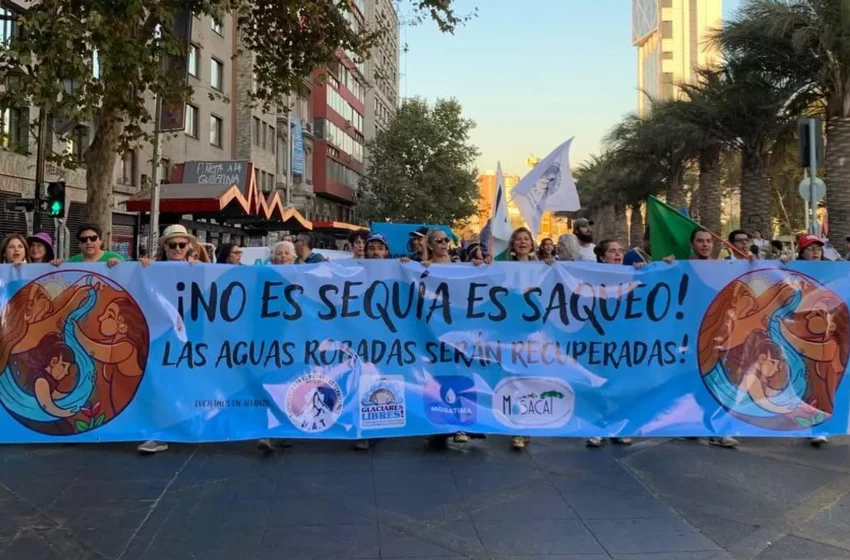  “No es sequía, es saqueo”: organizaciones chilenas exigen una nueva legislación en materia de agua