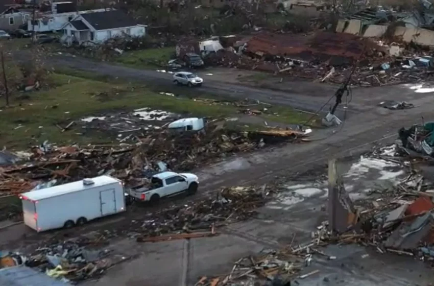  Estados Unidos: un tornado y fuertes tormentas dejaron un saldo de 23 muertos en Misisipi