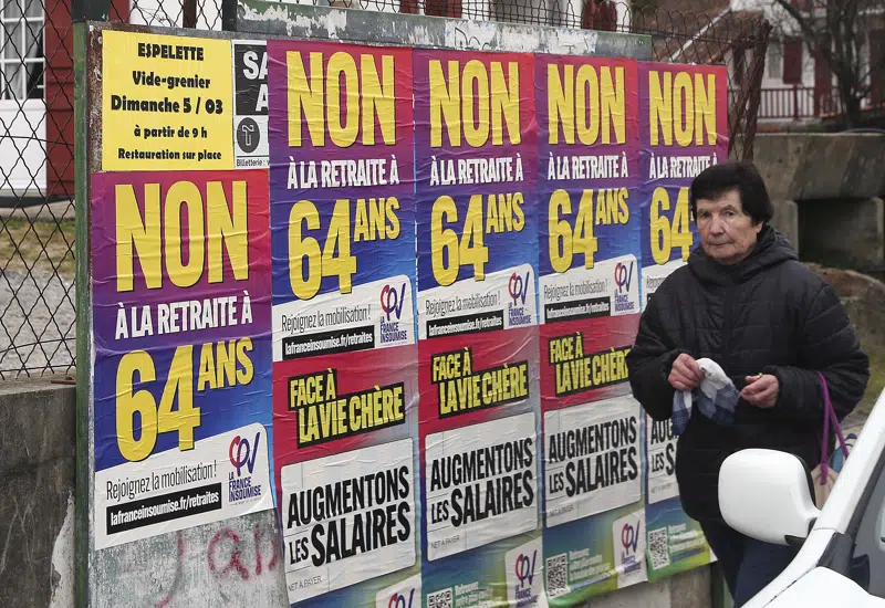  Los sindicatos prometen cerrar la economía de Francia en medio de la batalla por las pensiones