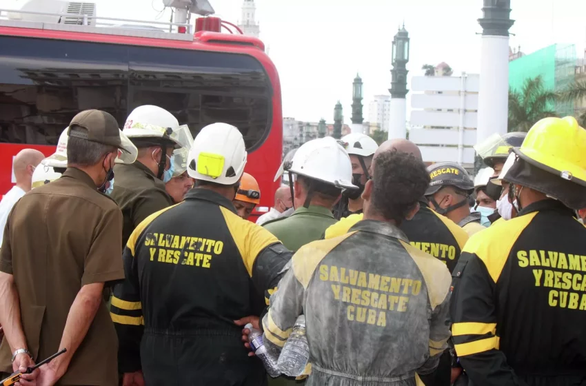  Continúan labores de rescate en derrumbe en Termoeléctrica de Cuba