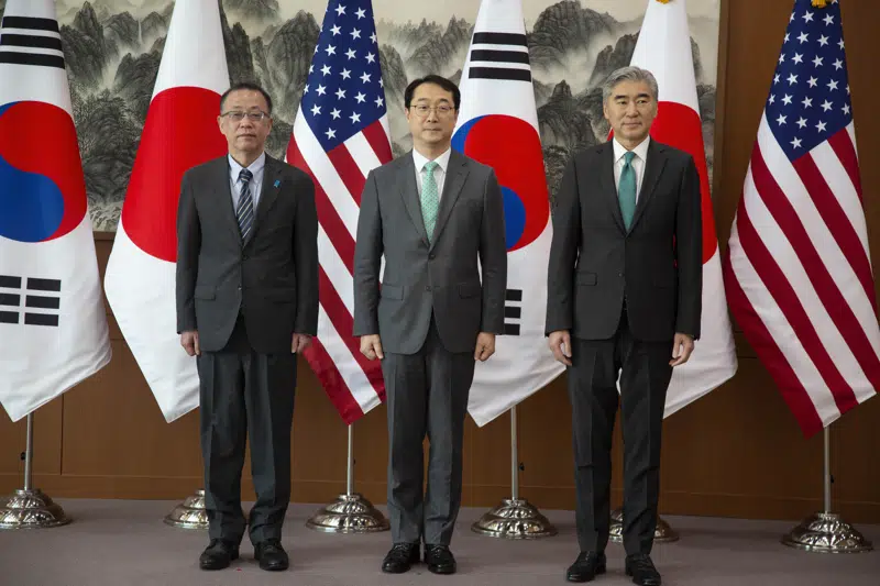  Corea del Sur, EE. UU. y Japón piden apoyo a la prohibición de trabajadores de Corea del Norte