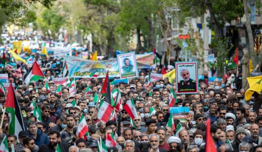  Millones de iraníes marchan en el Día Mundial de Al-Quds