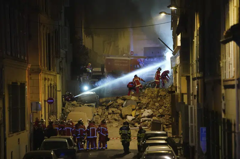  Francia: encuentran cuatro cuerpos tras el derrumbe de un edificio en Marsella