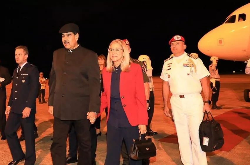  Maduro llega a Brasil para seguir el restablecimiento de las relaciones bilaterales