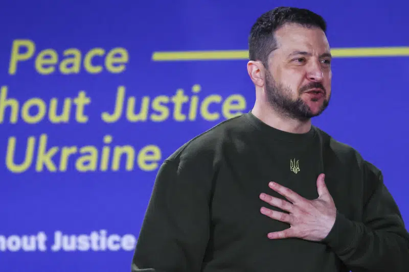  Zelenskyy de Ucrania convencido de que Putin se enfrentará a la justicia de la corte