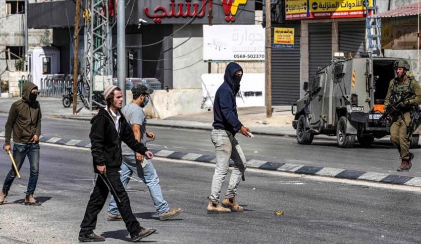  Colonos extremistas agreden a palestinos en Nablus: Hay 45 heridos