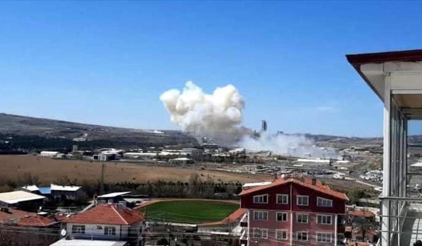  Explosión en fábrica de misiles en Ankara deja muertos y heridos