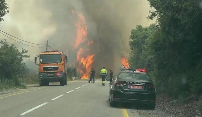  Llega a Haifa serie de incendios en territorios ocupados por Israel