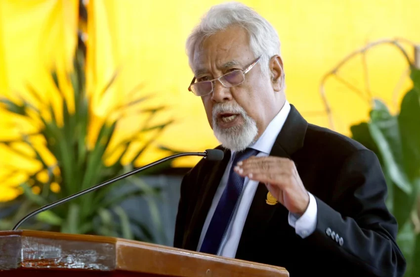  El héroe de la independencia de Timor Oriental Xanana Gusmao regresa al poder como primer ministro
