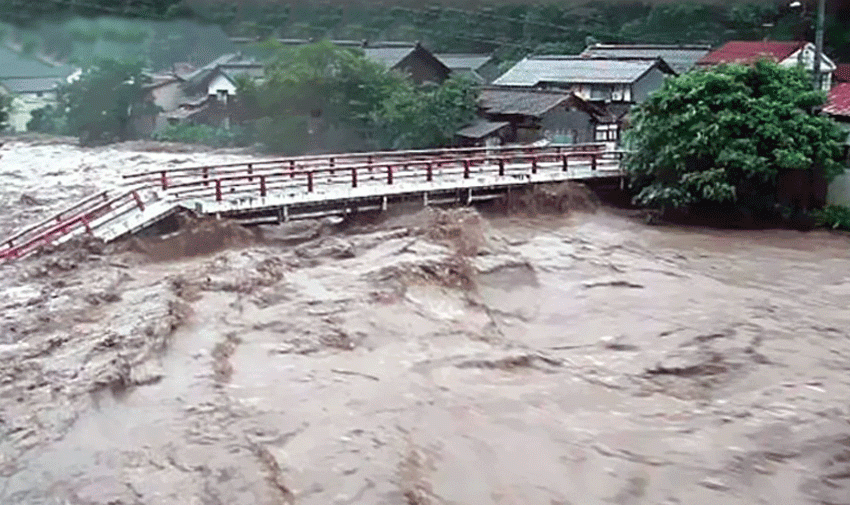  El tifón Lan deja 49 heridos y más de 1.800 personas aisladas en Japón
