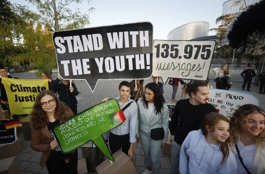  En un caso histórico, 6 jóvenes activistas se enfrentan a 32 países europeos por acciones climáticas