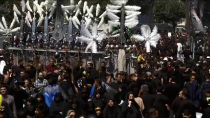  Fieles de varias edades se congregaron en Karbala por Arbaín