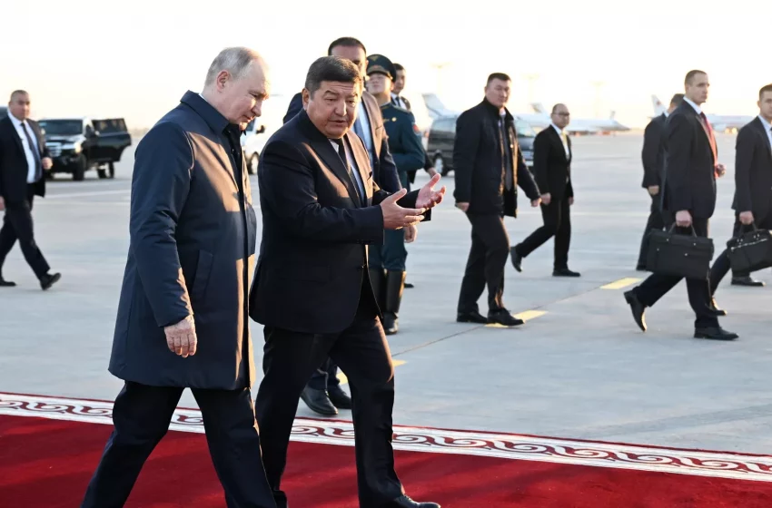  El presidente de Rusia llega a Kirguistán para participar en la cumbre de la CEI