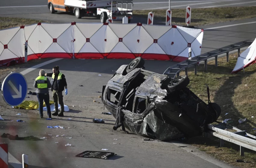  Accidente de camioneta con migrantes a bordo deja 7 muertos y 16 heridos en Alemania
