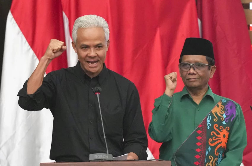  El partido gobernante de Indonesia elige al máximo ministro de Seguridad para postularse para vicepresidente en las elecciones del próximo año.