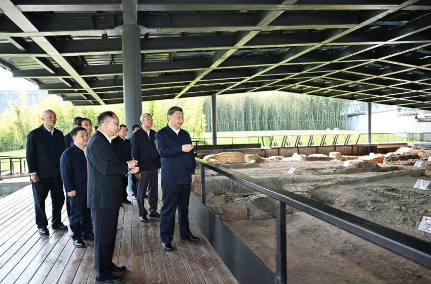  Xi inspecciona ciudades de Jingdezhen y Shangrao en provincia oriental china de Jiangxi