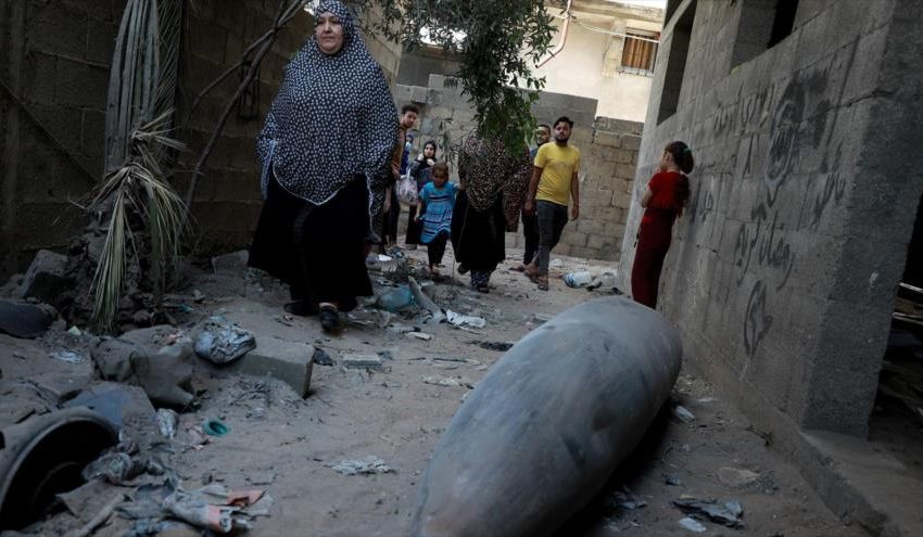  Gaza, una bomba de relojería: Quedan 3000 municiones sin detonar