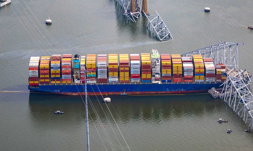  ¿Qué dice la caja negra del barco que chocó con el puente de Baltimore?