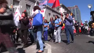  Trabajadores chilenos anuncian paro nacional para la próxima semana
