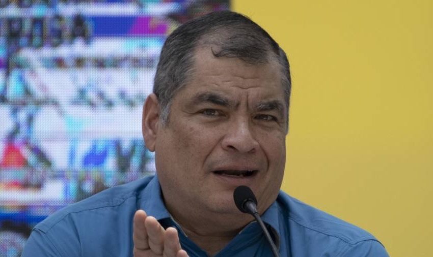  Rafael Correa cuestiona a la canciller de Ecuador por el argumento de riesgo de fuga de Glas