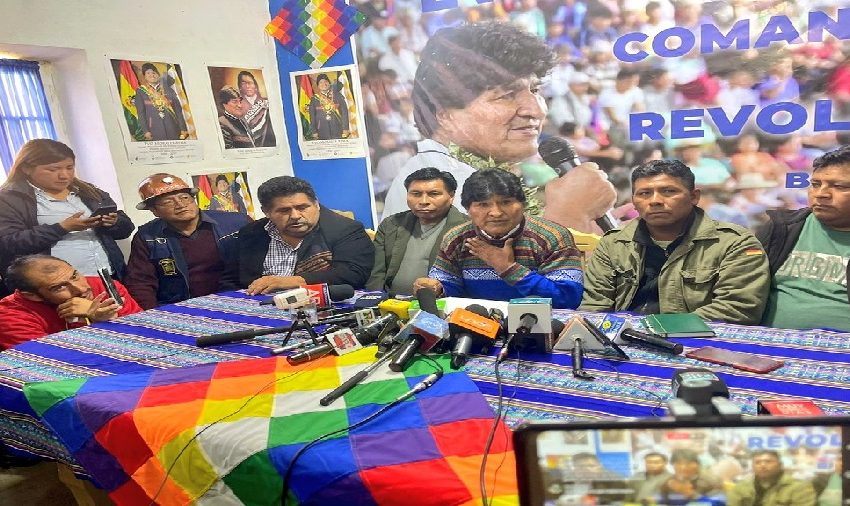  Evo Morales se declara “en emergencia” y asegura que quieren inhabilitar su candidatura