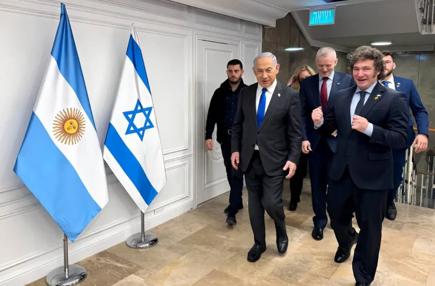  Benjamin Netanyahu le agradeció a Javier Milei por su gesto contra Hamás