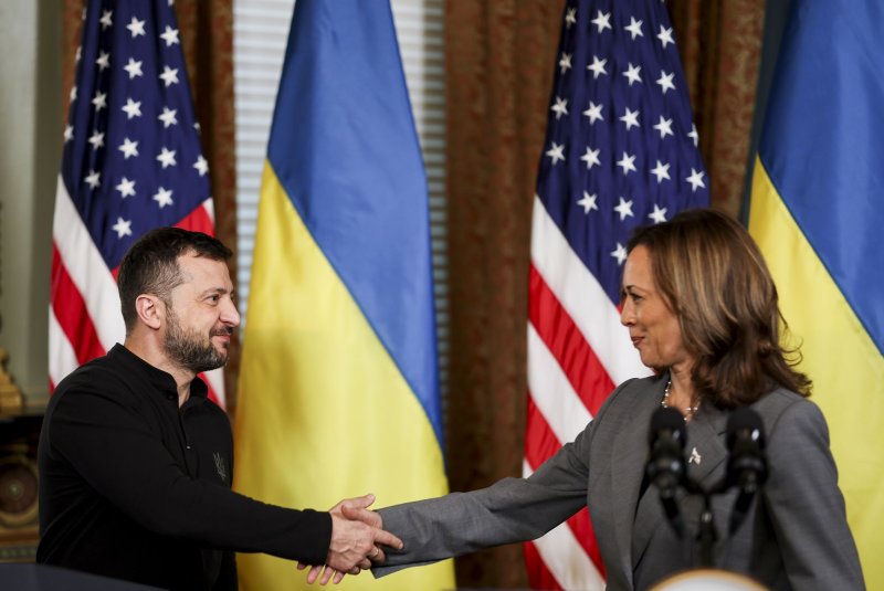  Kamala Harris expresa un fuerte apoyo a Zelensky en una reunión en la Casa Blanca