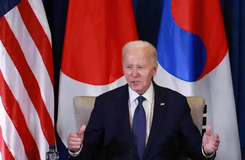  Joe Biden subraya la cooperación con Corea del Sur y Japón para responder a la “peligrosa” ayuda norcoreana a Rusia