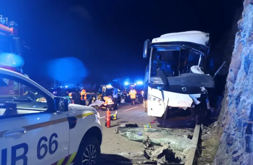  Prisión provisional para el conductor del autobús español accidentado en Francia tras dar positivo en cocaína