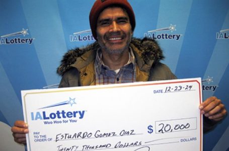 Hombre de Iowa obtiene $20,000 en ganancias de Mega Millions antes de compras navideñas