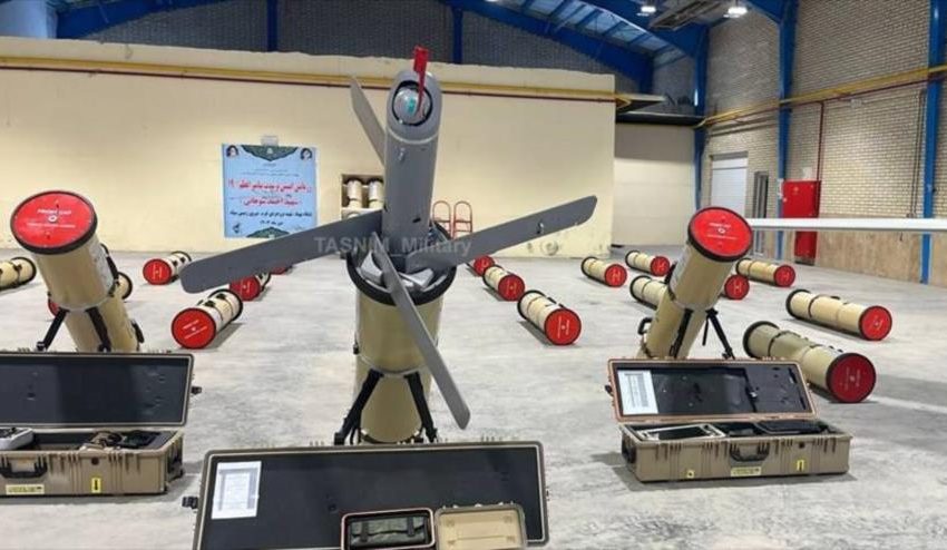  Irán presenta nuevo dron de kamikaze “Rezvan”