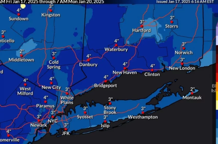  Nueva York espera gran tormenta de nieve desde el domingo seguida de frío extremo