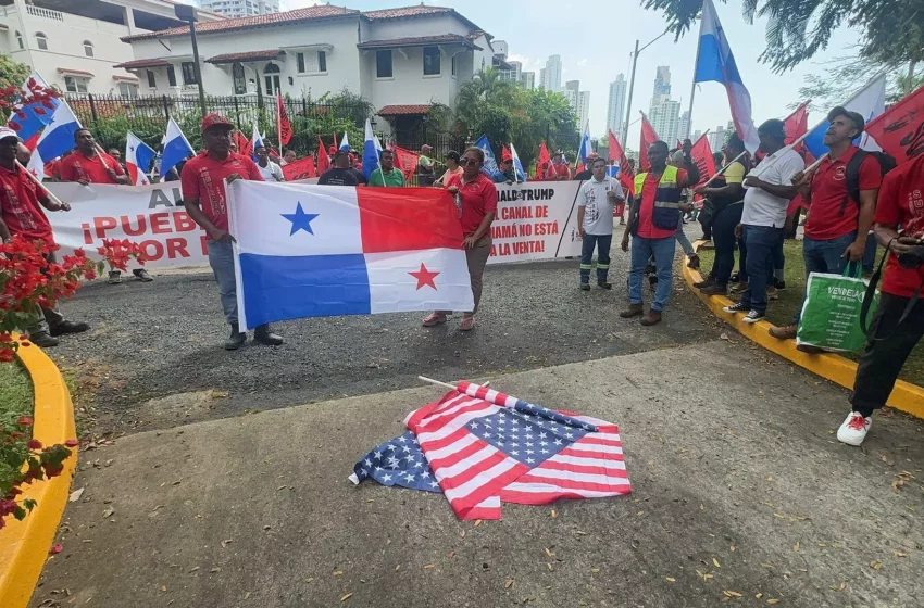  Aumentan en Panamá las protestas en rechazo a las amenazas de Trump contra la soberanía nacional